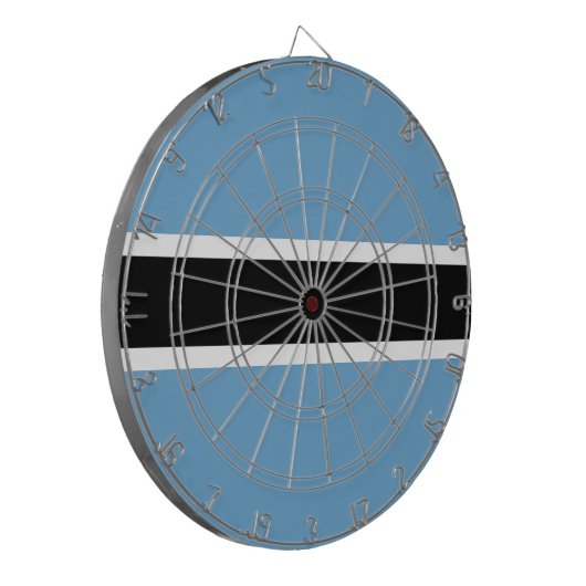Botswanaanse vlag (Botswana) Dartbord (Voorkant Links)