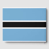 Botswanaanse vlag (Botswana) Gastenboek (Achterkant)