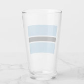 Botswanaanse vlag (Botswana) Glas (Achterkant)