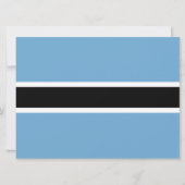 Botswanaanse vlag (Botswana) Kaart (Voorkant)