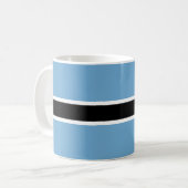 Botswanaanse vlag (Botswana) Koffiemok (Voorkant links)