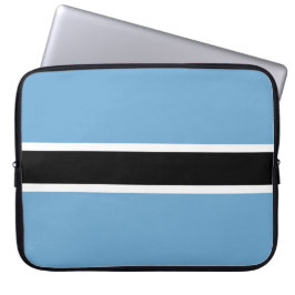 Botswanaanse vlag (Botswana) Laptop Sleeve