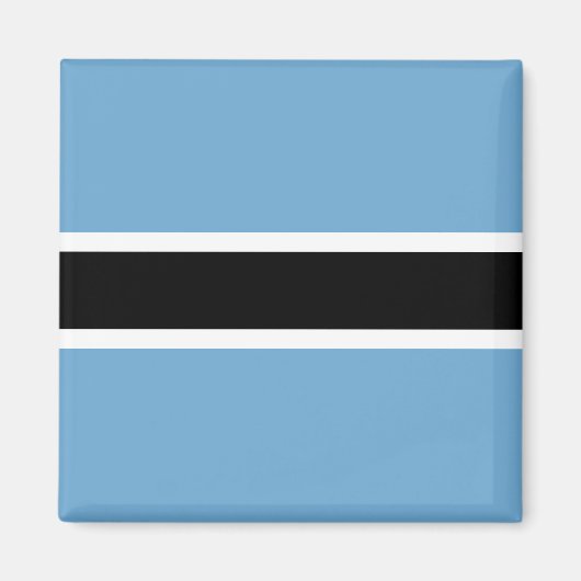 Botswanaanse vlag (Botswana) Magneet (Voorkant)