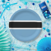 Botswanaanse vlag (Botswana) Papieren Bordje (Feest)