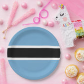 Botswanaanse vlag (Botswana) Papieren Bordje (Feest)