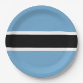 Botswanaanse vlag (Botswana) Papieren Bordje (Voorkant)