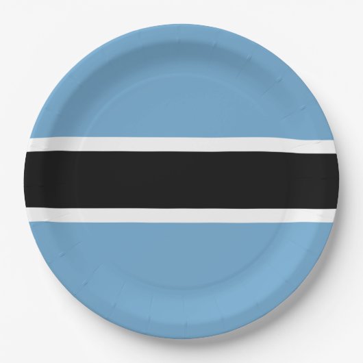 Botswanaanse vlag (Botswana) Papieren Bordje (Voorkant)