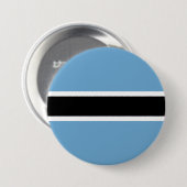 Botswanaanse vlag (Botswana) Ronde Button 7,6 Cm (Voorkant /achterkant)
