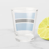 Botswanaanse vlag (Botswana) Shot Glas (Achterkant)