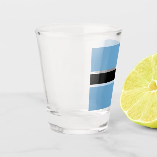 Botswanaanse vlag (Botswana) Shot Glas (Links)