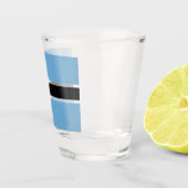 Botswanaanse vlag (Botswana) Shot Glas (Rechts)