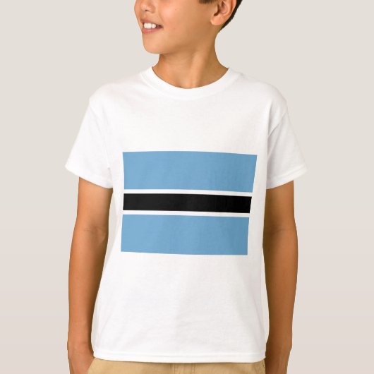 Botswanaanse vlag (Botswana) T-shirt (Voorkant)