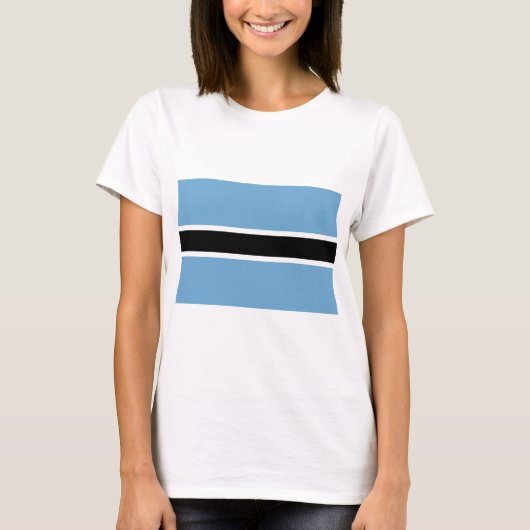 Botswanaanse vlag (Botswana) T-shirt (Voorkant)