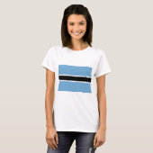 Botswanaanse vlag (Botswana) T-shirt (Voorkant volledig)