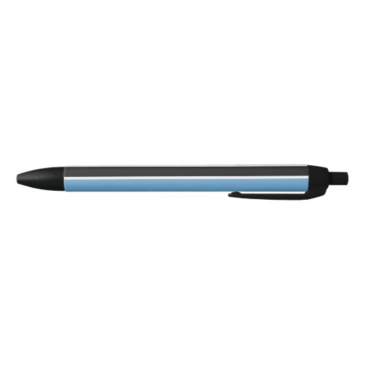 Botswanaanse vlag (Botswana) Zwarte Inkt Pen (Bodem)