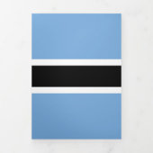 Botswanaanse vlag drieluik kaart (Cover)