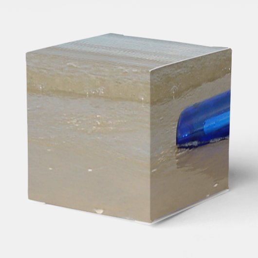 Bottelaar op het strand bedankdoosjes (Achterkant)