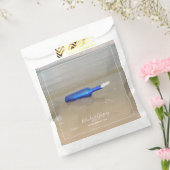 Bottelaar op het strand bedankzakje (Gezegeld)