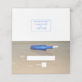 Bottelaar op het strand plaatskaartje (Buitenkant ongevouwen)