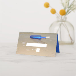 Bottelaar op het strand plaatskaartje