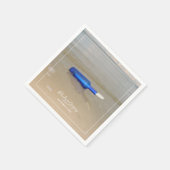 Bottelaar op het strand servet (Hoek)