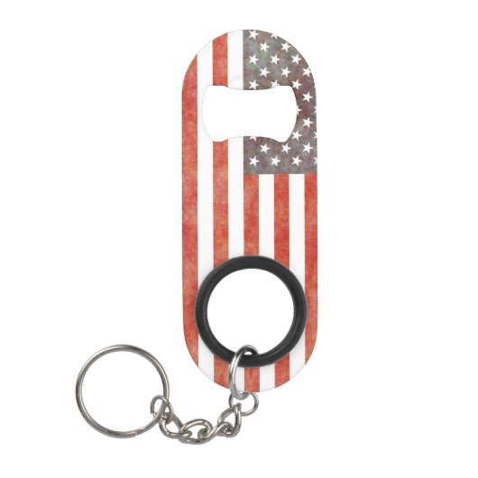 Bottelopener/sleutelketen VS vlag Mini Flessenopener (Voorkant)