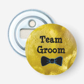 Bottelopener van de Groom Cold Beer Bubbles Button Flesopener (Voorkant)