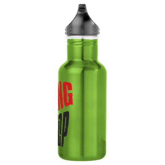 Botteltrucs. Het tikken zonder stop. Waterfles (Rechts)