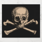 BOTTEN 2 LIKEURFLES ETIKET (Enkel label)