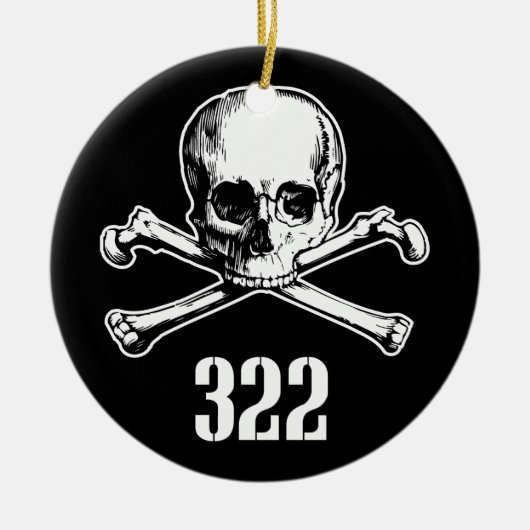 Botten 322 keramisch ornament (Voorkant)