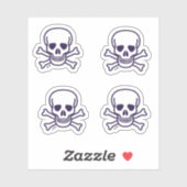 Botten 4 kleine contourstickers sticker (Vel)