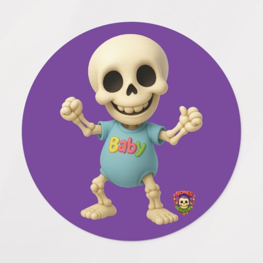 Botten Academy™ The Boneheads™ — Labels (Design 1)