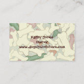 Botten and Leash Pet Dogs Visitekaartje (Achterkant)