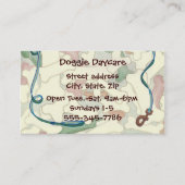 Botten and Leash Pet Dogs Visitekaartje (Voorkant)