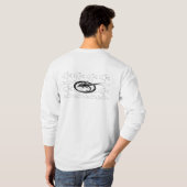 "Botten and Permit" door Patternwear© Fly Fishing T-shirt (Achterkant volledig)