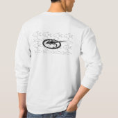 "Botten and Permit" door Patternwear© Fly Fishing T-shirt (Achterkant)