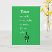 Botten Een grappig herstelgedicht voor een gebroke Kaart (Gele Bloem)