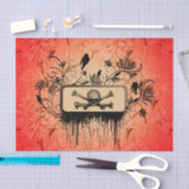 Botten en florale elementen tissuepapier (Craft)