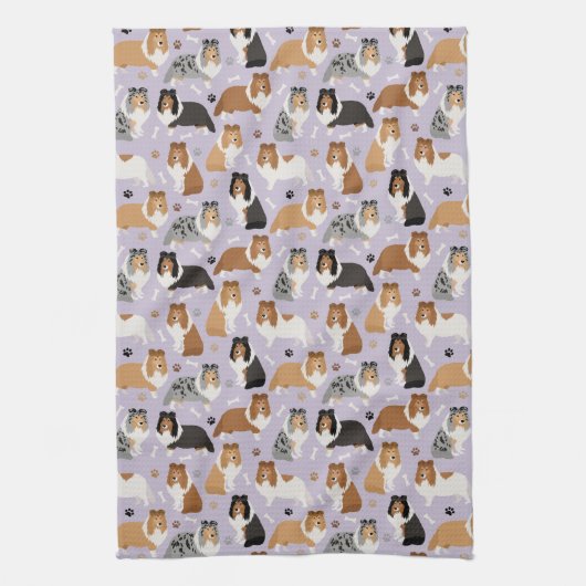 Botten en keukenhanddoeken van Paws (Verticaal)