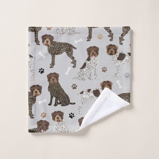 Botten en pokken met wielrennen bad handdoek (Wasdoekje)