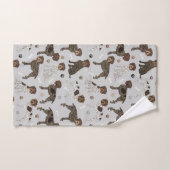 Botten en pokken met wielrennen bad handdoek (Handdoek)