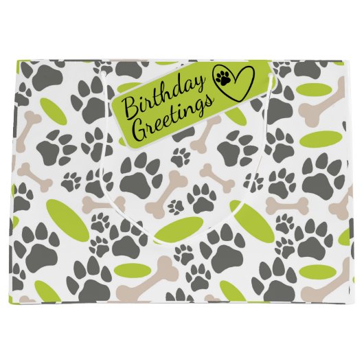 Botten en poten naadloos groot cadeauzakje (Voorkant)