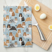 Botten en poten theedoek (Quarter Fold)