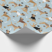 Botten en poten voor grensdrager cadeaupapier (Hoek)