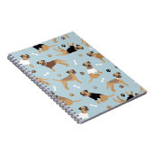 Botten en poten voor grensdrager notitieboek (Rechterzijde)