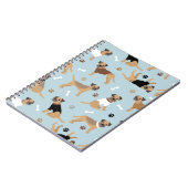 Botten en poten voor grensdrager notitieboek (Linkerzijde)