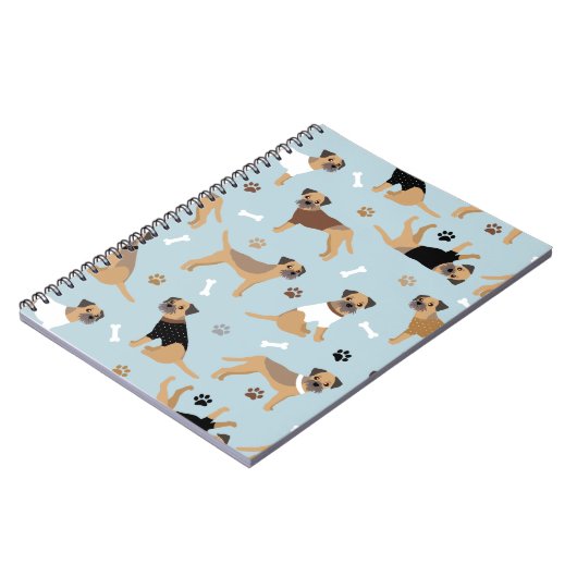 Botten en poten voor grensdrager notitieboek (Linkerzijde)