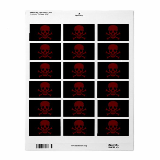 Botten Etiket (Full Sheet)