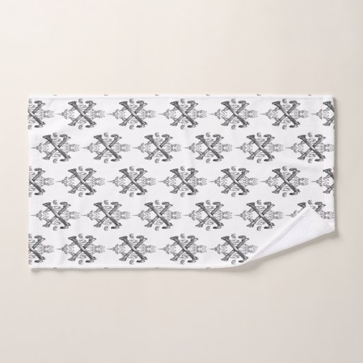 botten filigree bad handdoek (Handdoek)