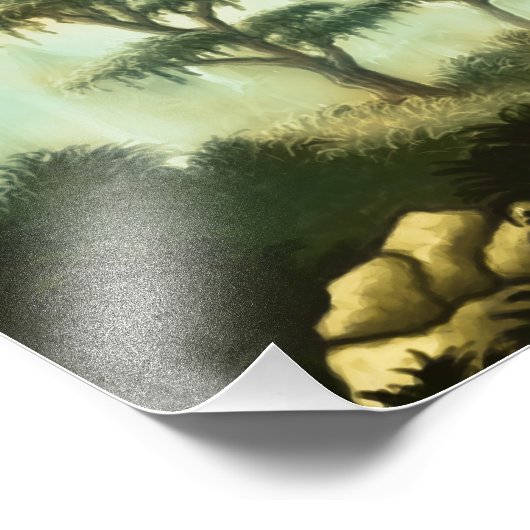 botten flitsfoto's van reuzenfantasie foto afdruk (Hoek)